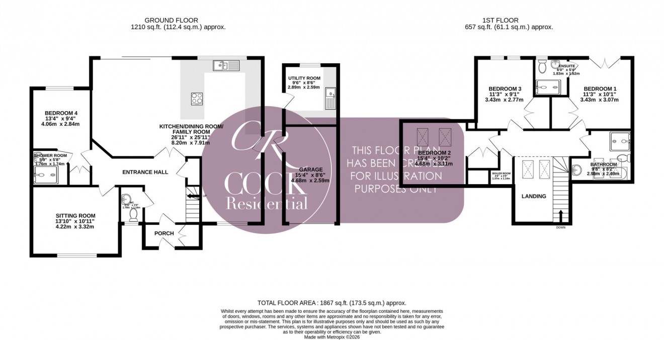Floorplan for Griffiths Avenue, Cheltenham