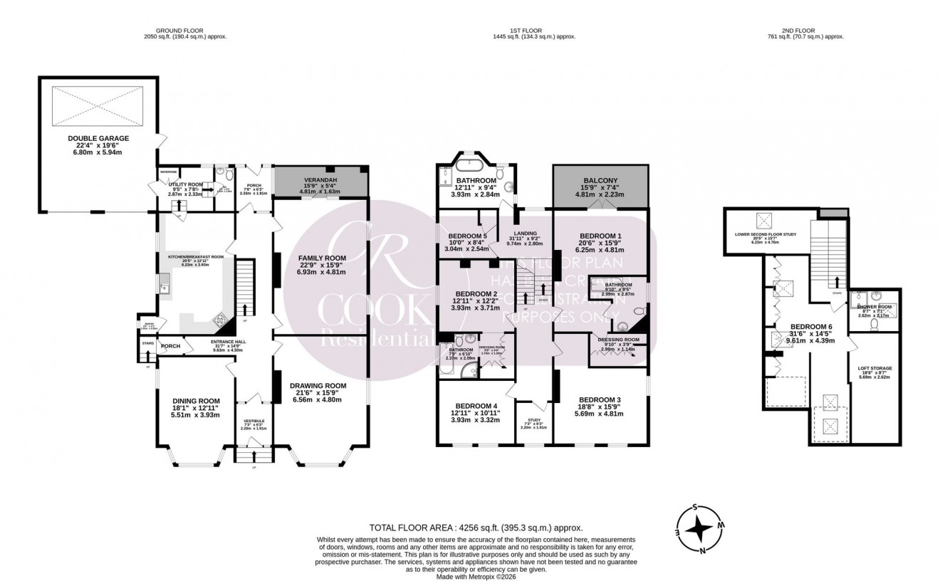 Floorplan for 191 Hewlett Road, Cheltenham, GL52