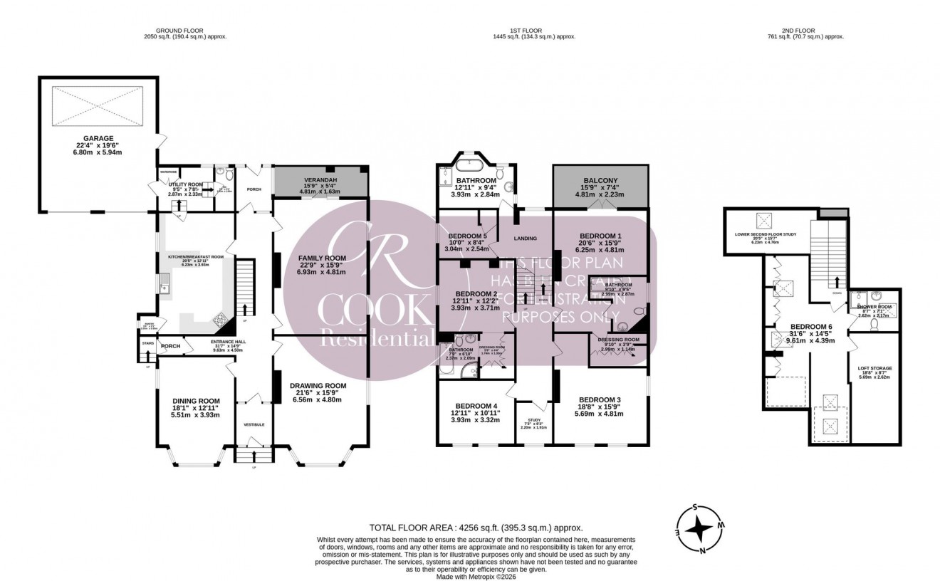 Floorplan for 191 Hewlett Road, Cheltenham, GL52