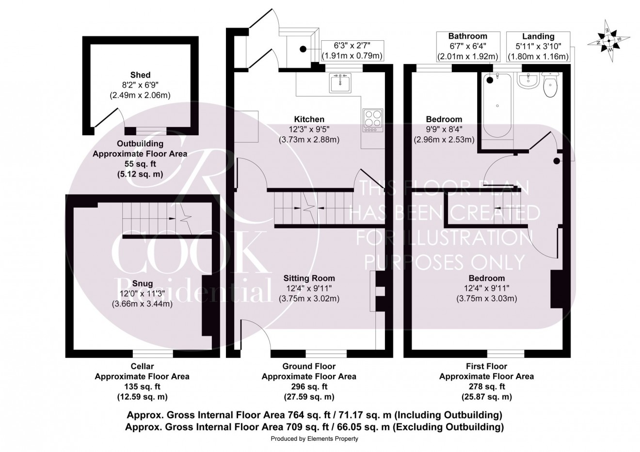 Floorplan for Old Millbrook Terrace, Cheltenham