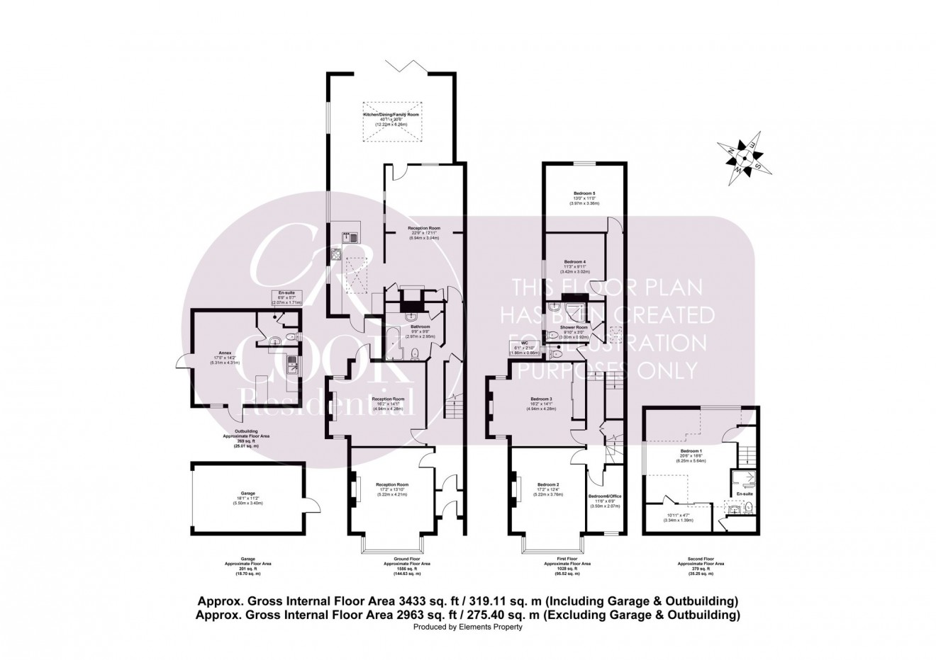 Floorplan for Leckhampton Road, Cheltenham, GL53