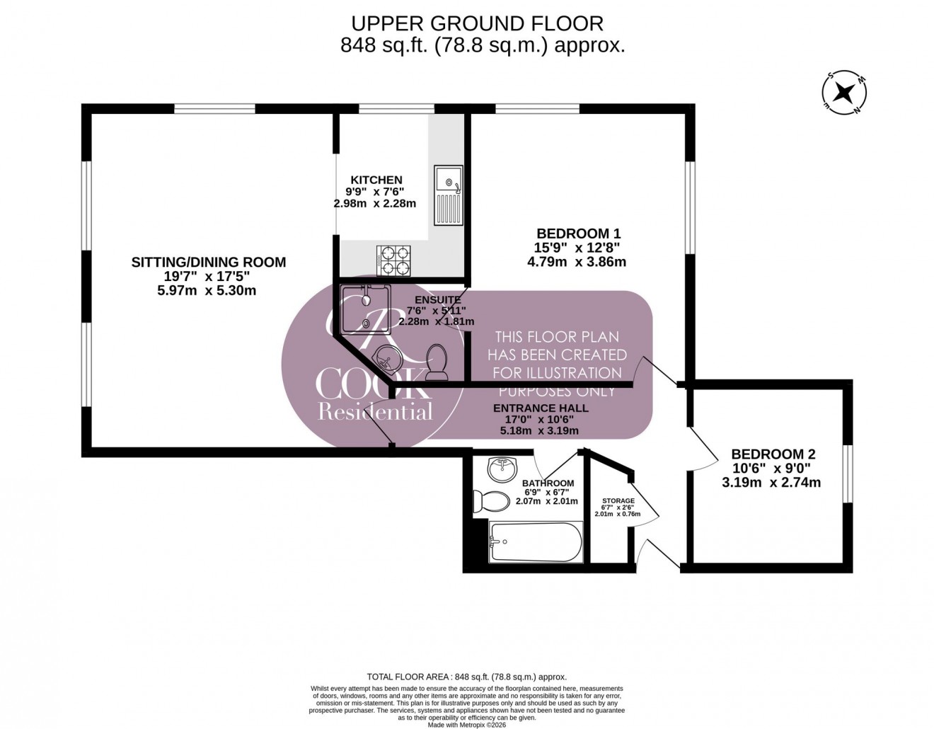 Floorplan for Wellington Street, Cheltenham Town Centre