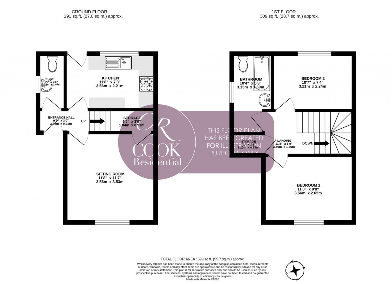 Floorplan for Normal Terrace, Cheltenham