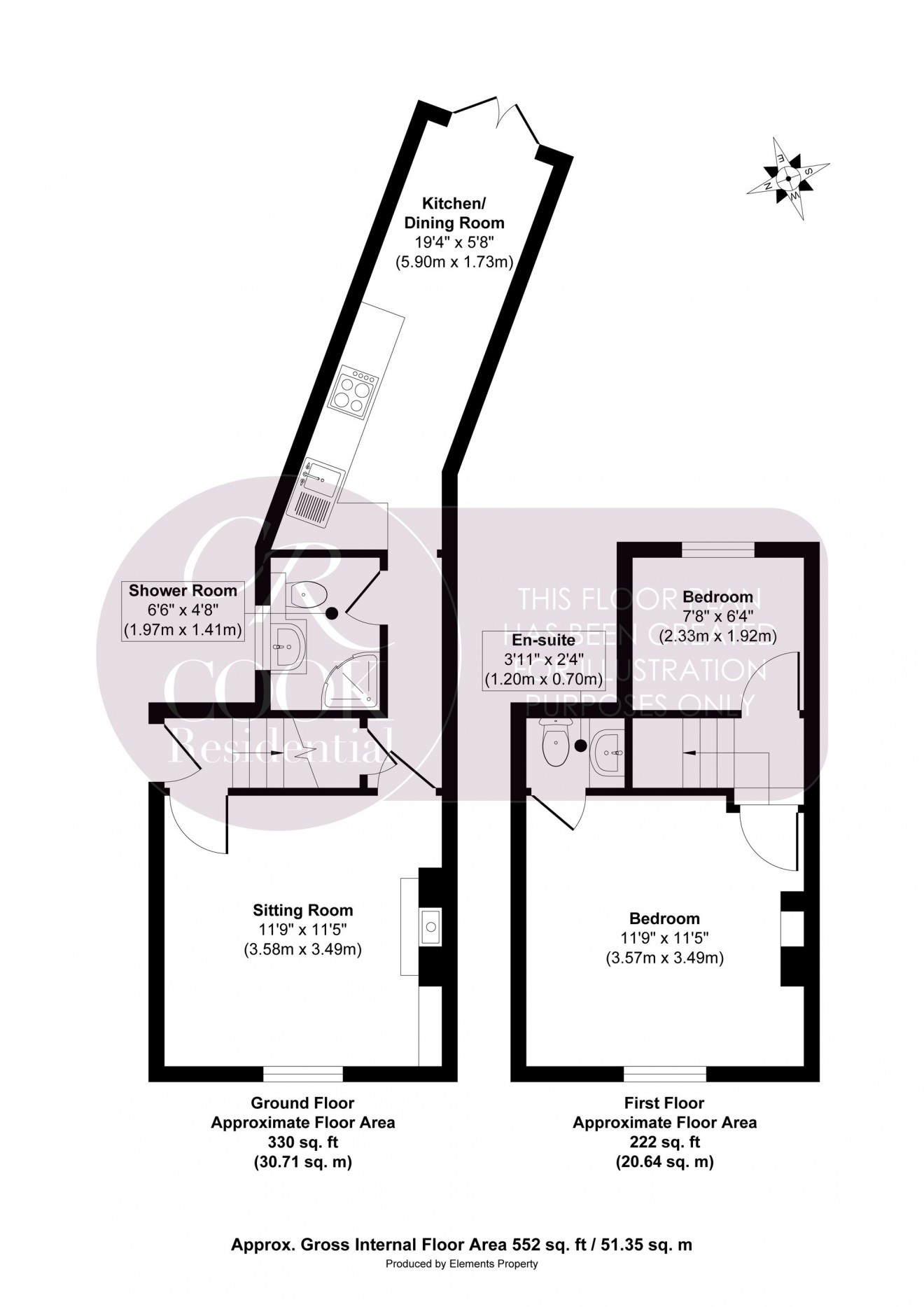 Floorplan for Dunalley Parade, Cheltenham, GL50