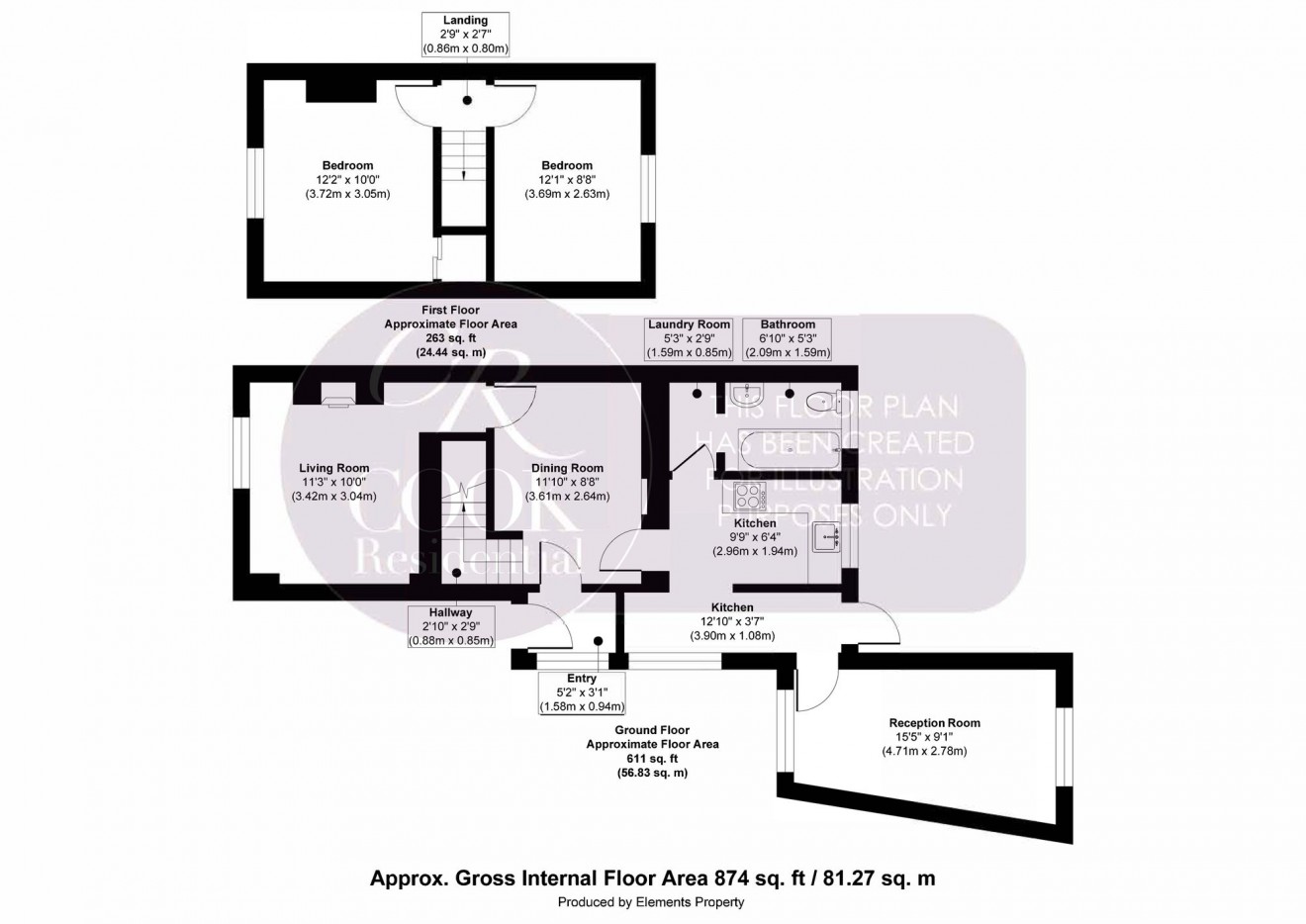 Floorplan for Granley Road, Cheltenham