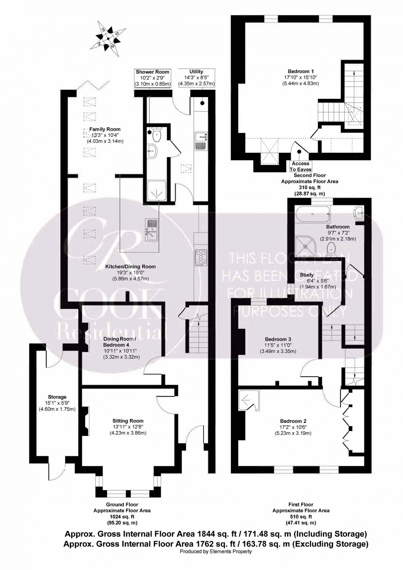 Floorplan for Haywards Road, Charlton Kings