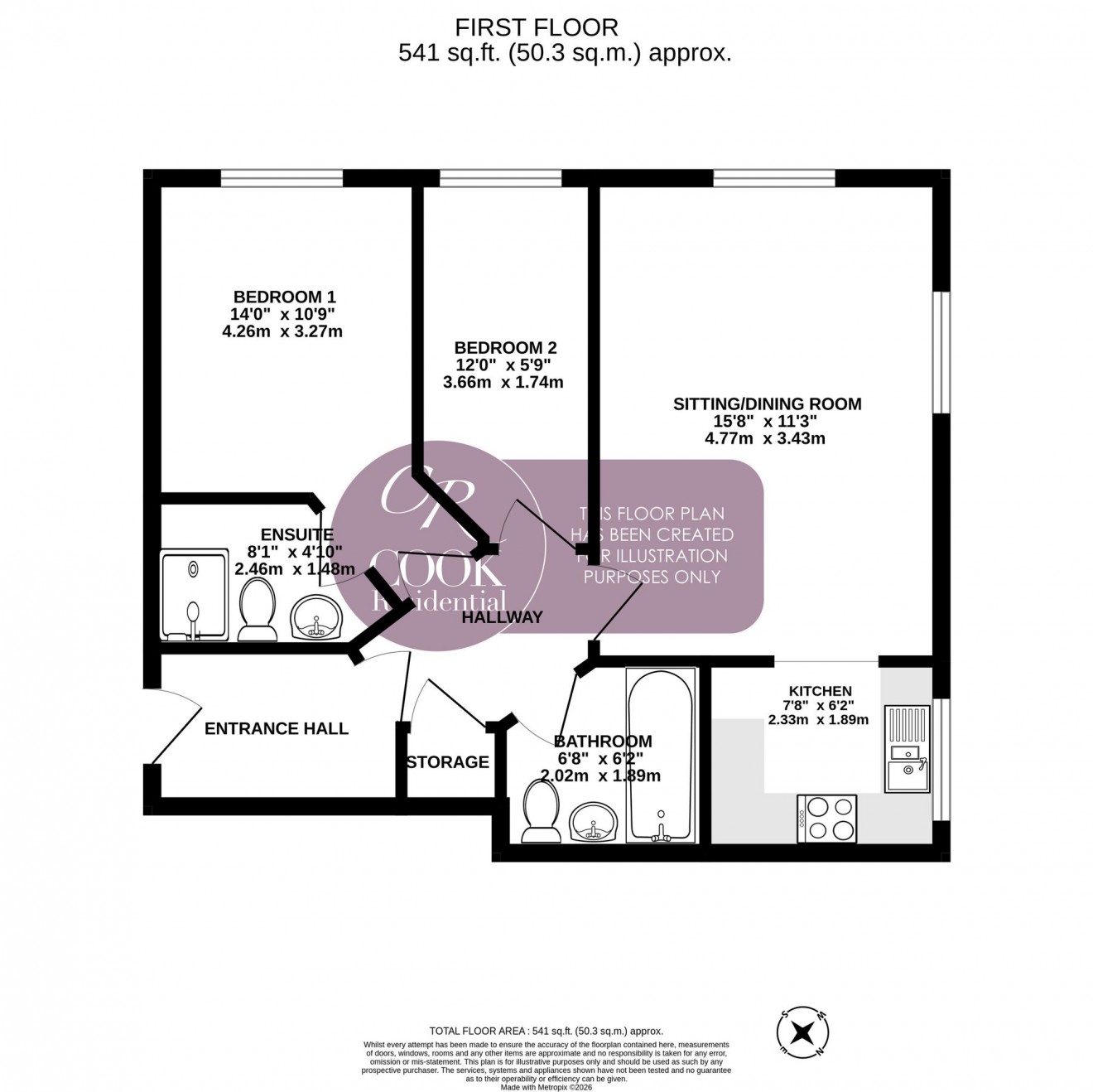 Floorplan for Redmarley Road, Cheltenham