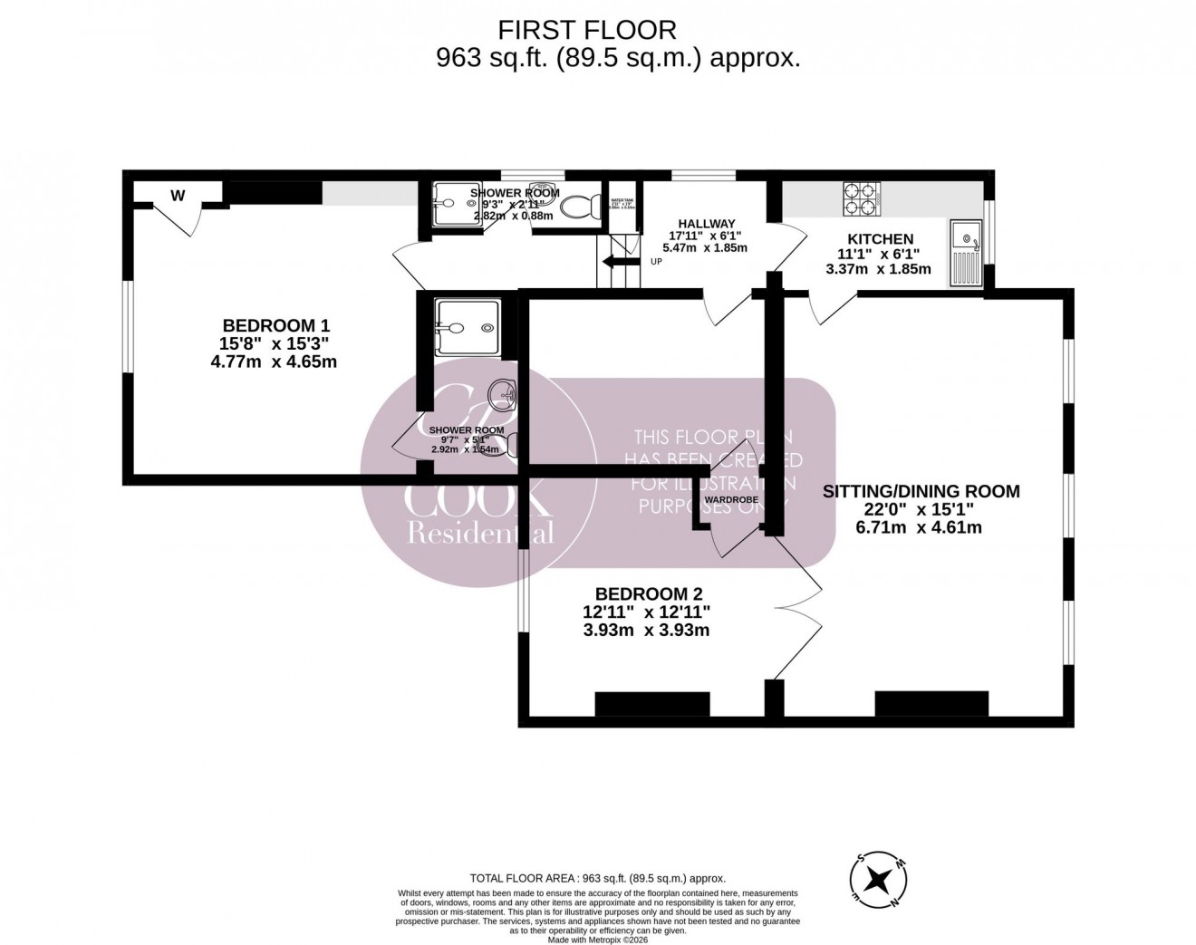 Floorplan for St James Square, Cheltenham Town Centre