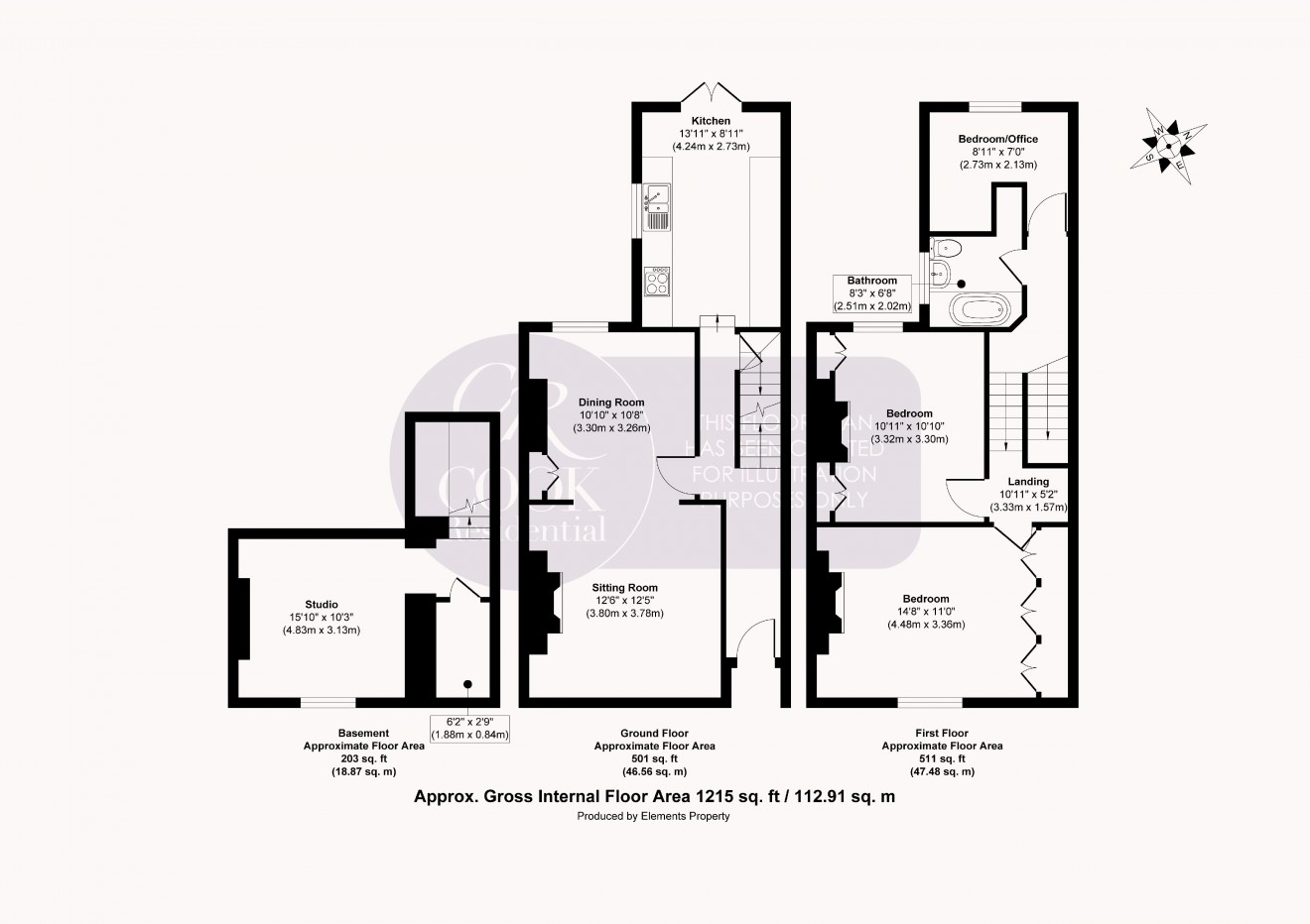 Floorplan for All Saints Road, Fairview