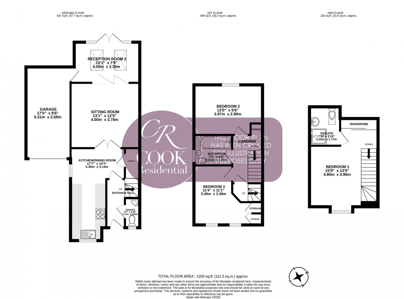 Floorplan for Newland Court, Cheltenham