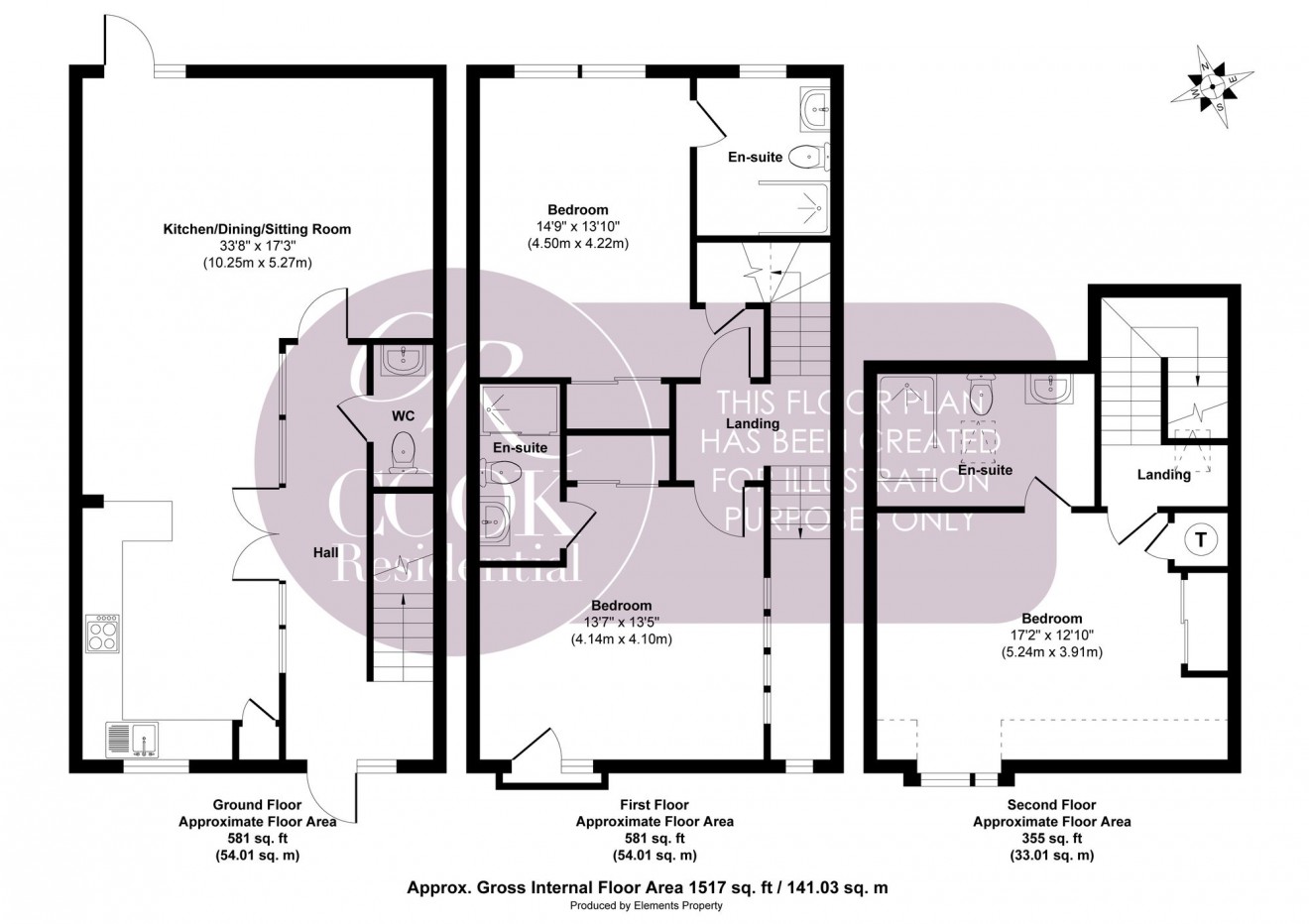 Floorplan for Carlton Street, Cheltenham
