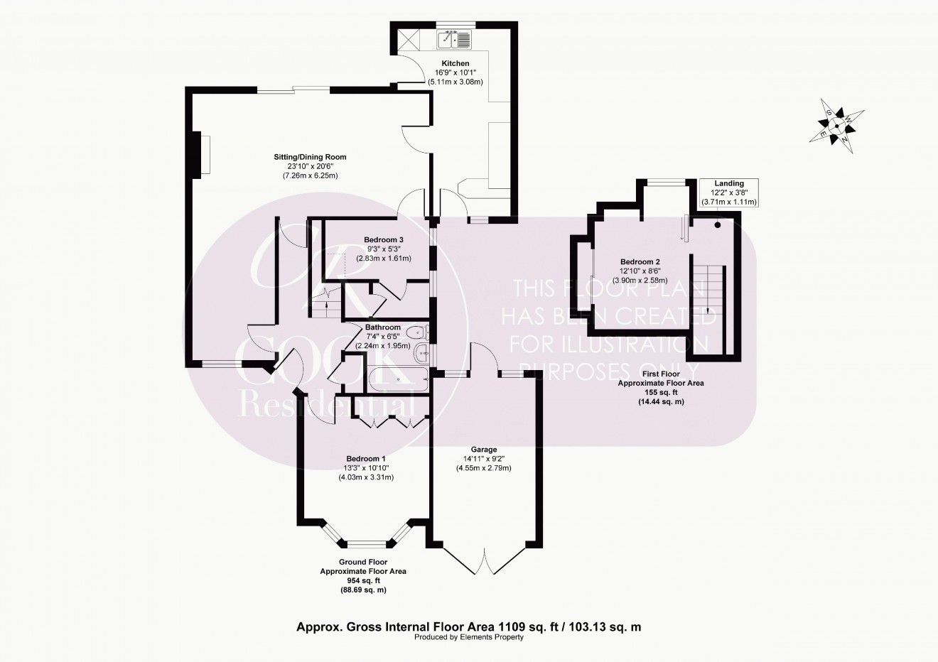 Floorplan for St. Michael Road, Cheltenham