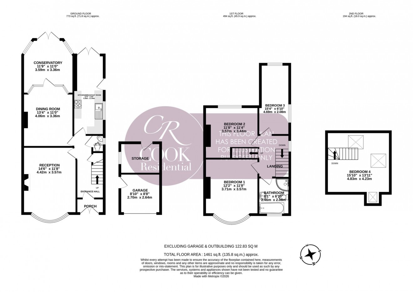 Floorplan for Jersey Avenue, Cheltenham