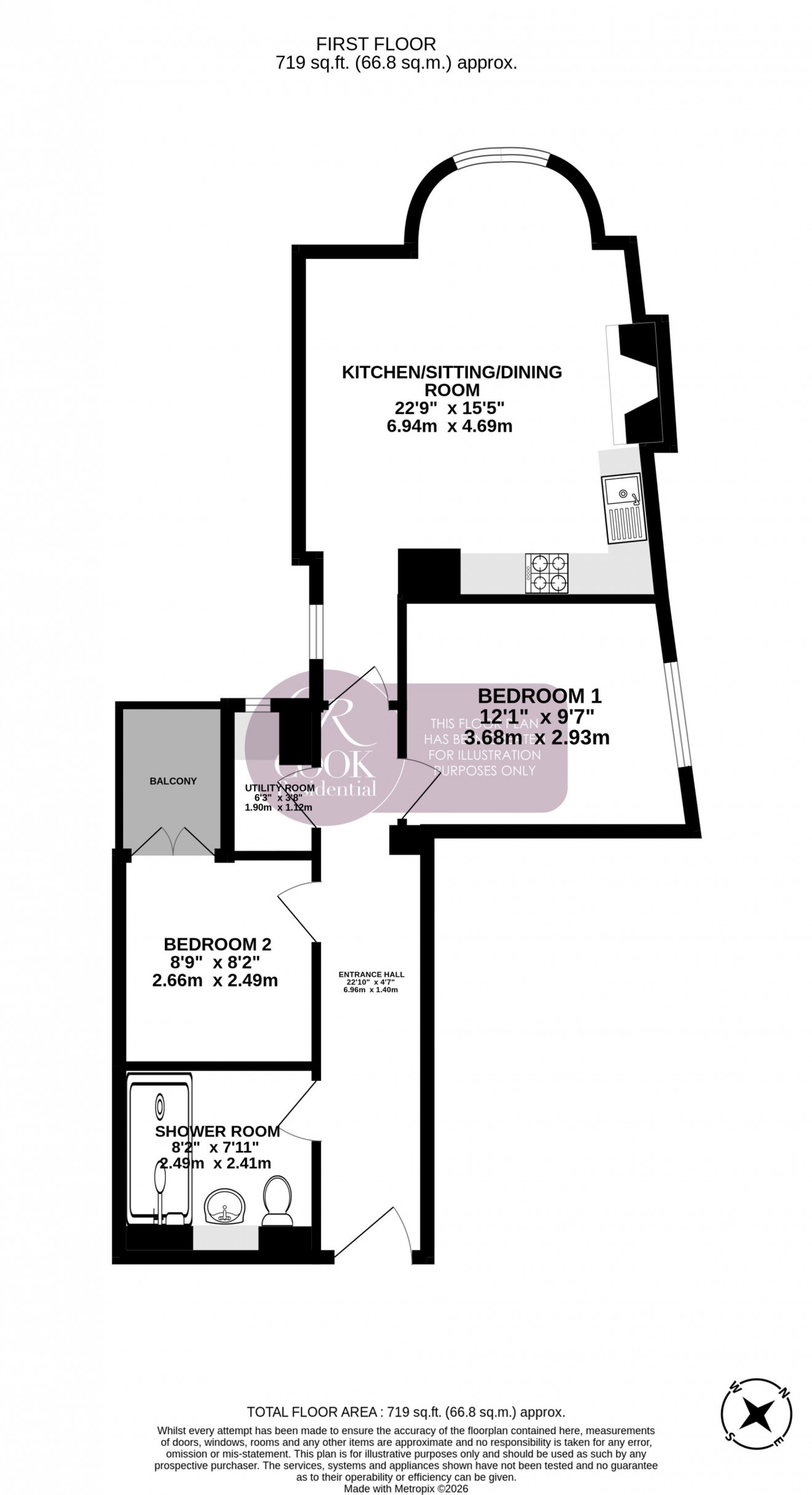 Floorplan for Promenade, Town Centre