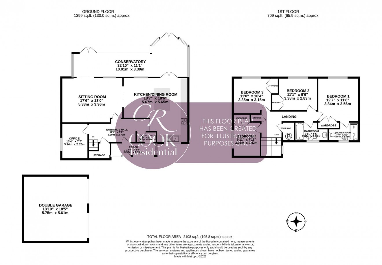 Floorplan for Briar Walk, Prestbury