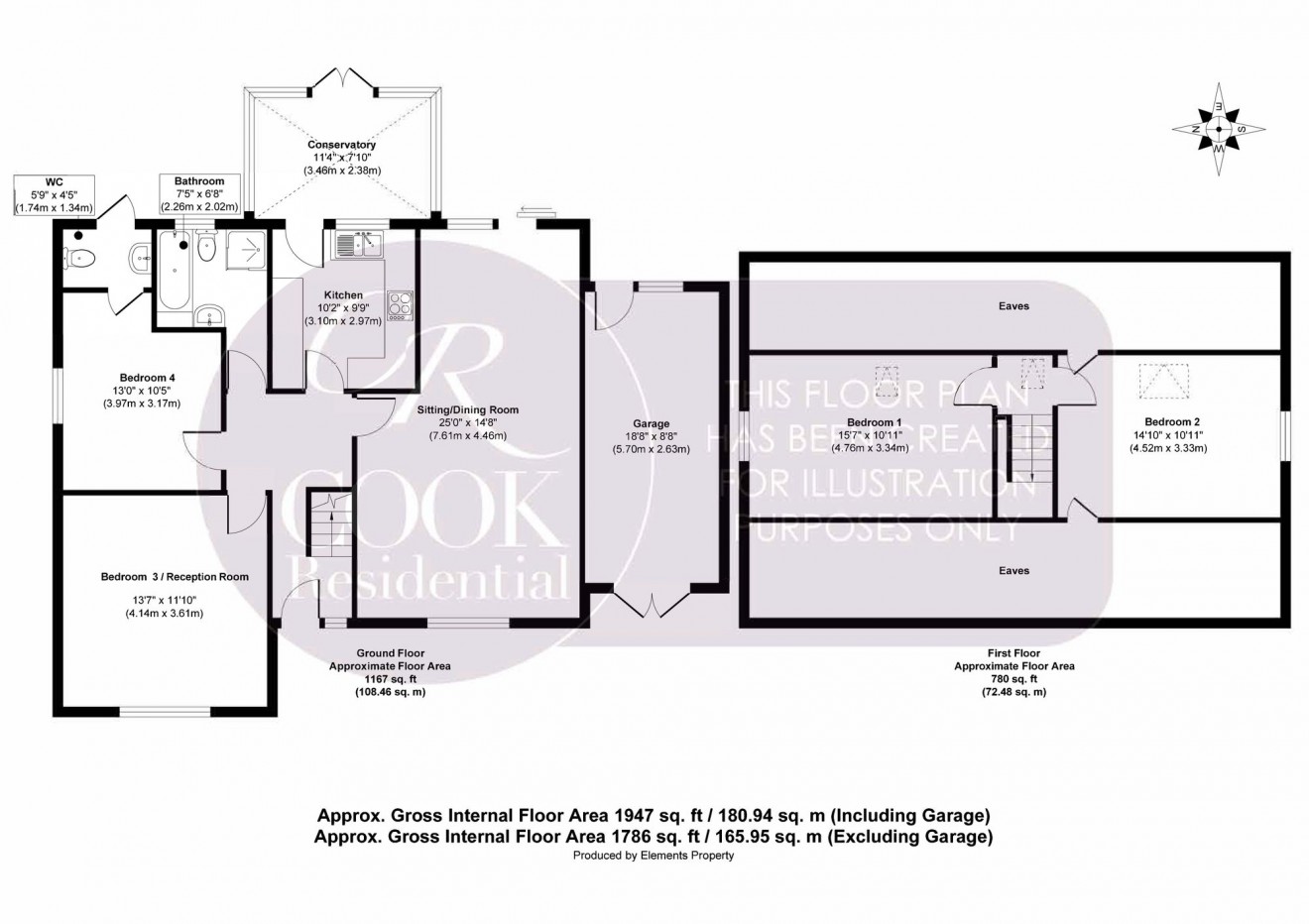 Floorplan for Homecroft Drive, Uckington, GL51