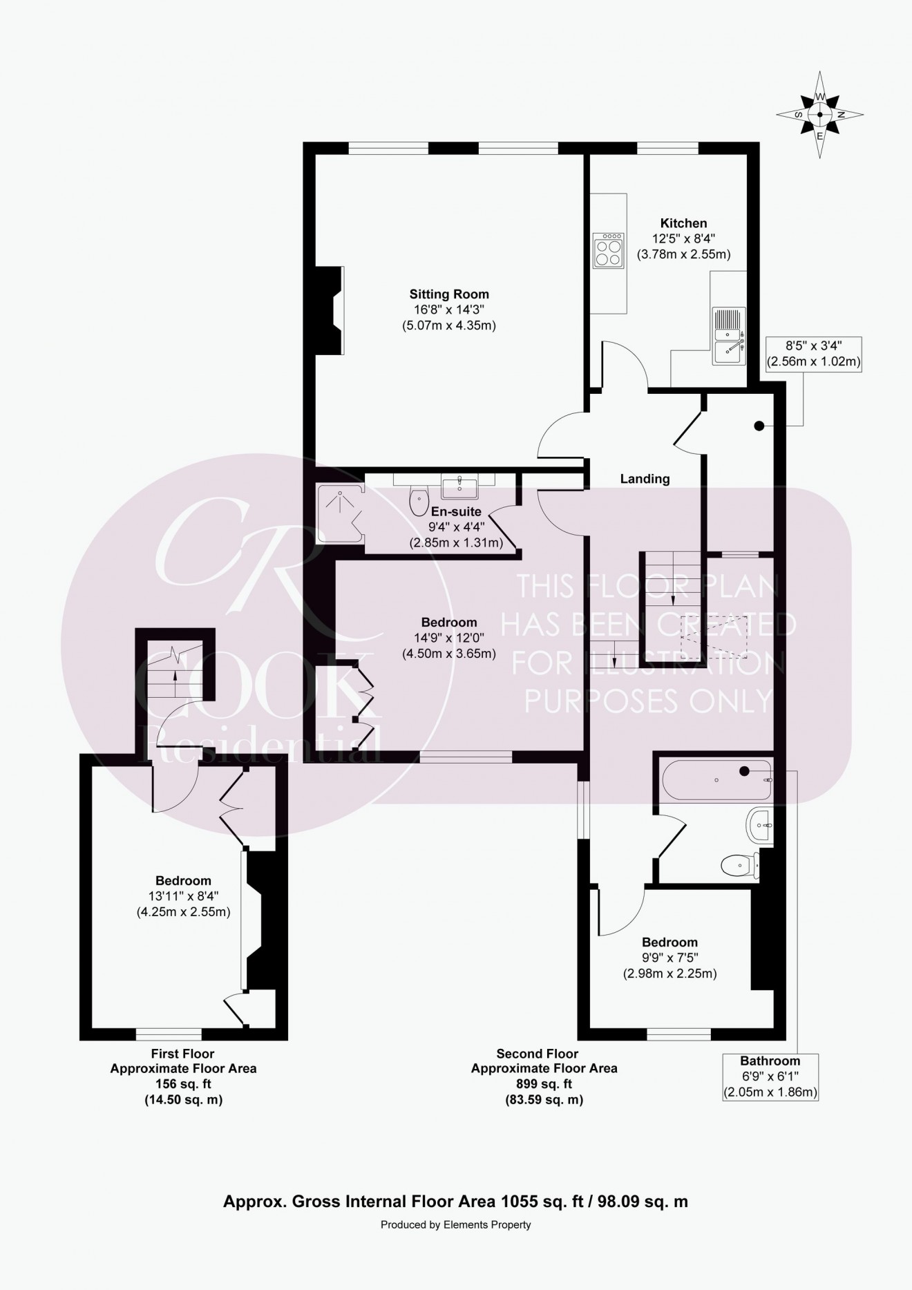 Floorplan for Pittville Lawn, Cheltenham, GL52