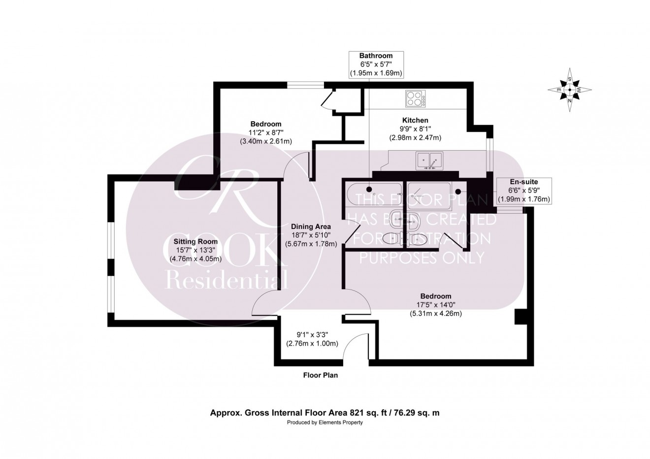 Floorplan for The Park, Lindholme, GL50