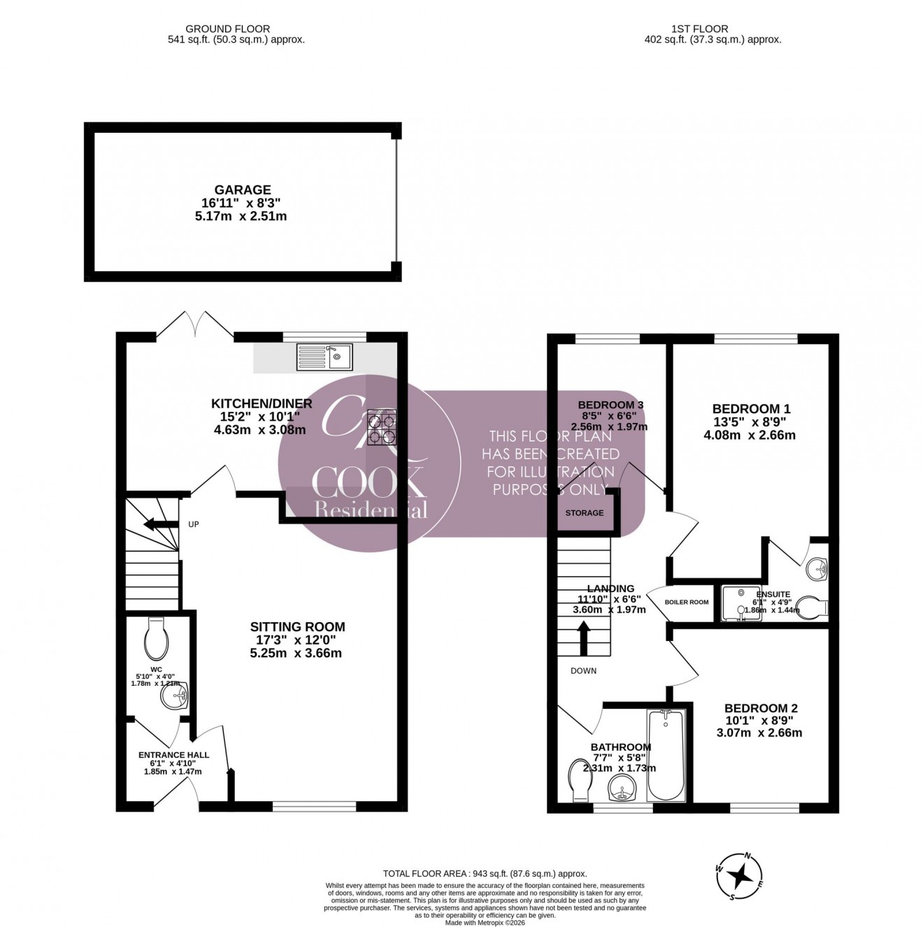 Floorplan for Kempley Close, Cheltenham