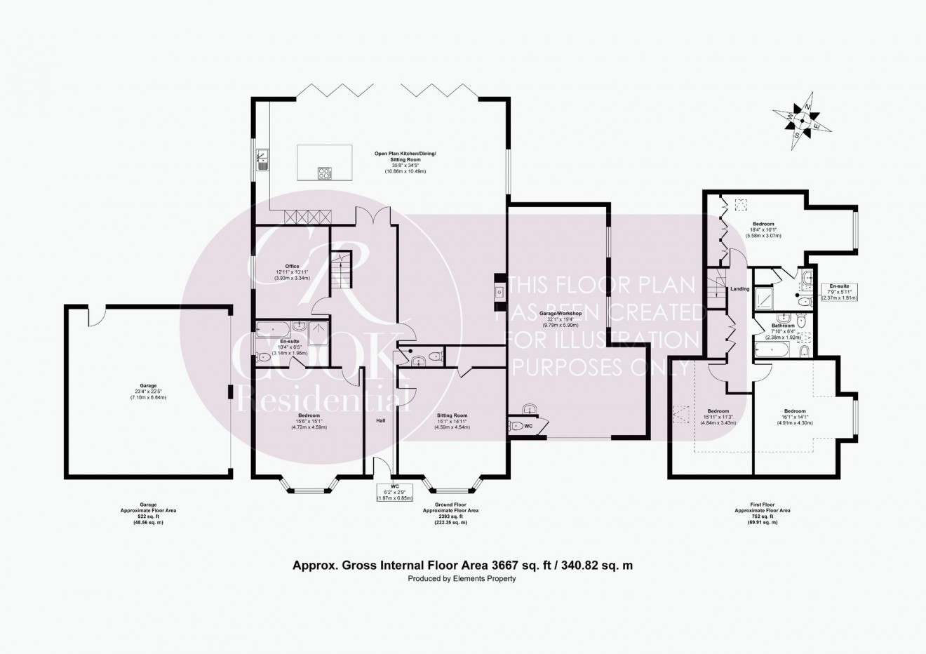 Floorplan for Old Gloucester Road, Hayden, GL51