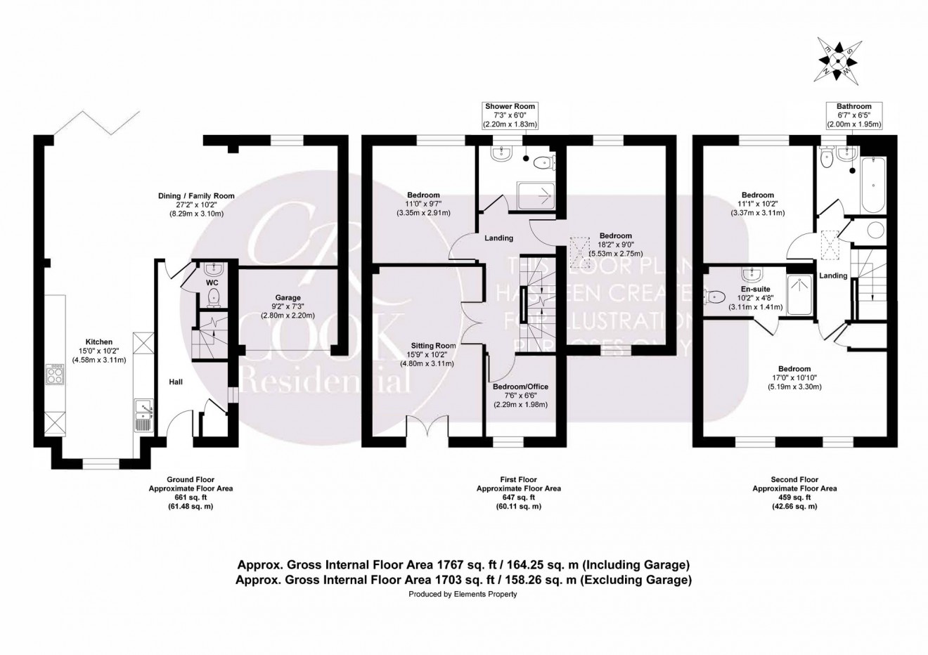 Floorplan for Clay Pit Grove, Cheltenham, GL51