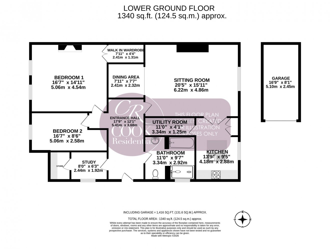 Floorplan for Lansdown Road, Cheltenham