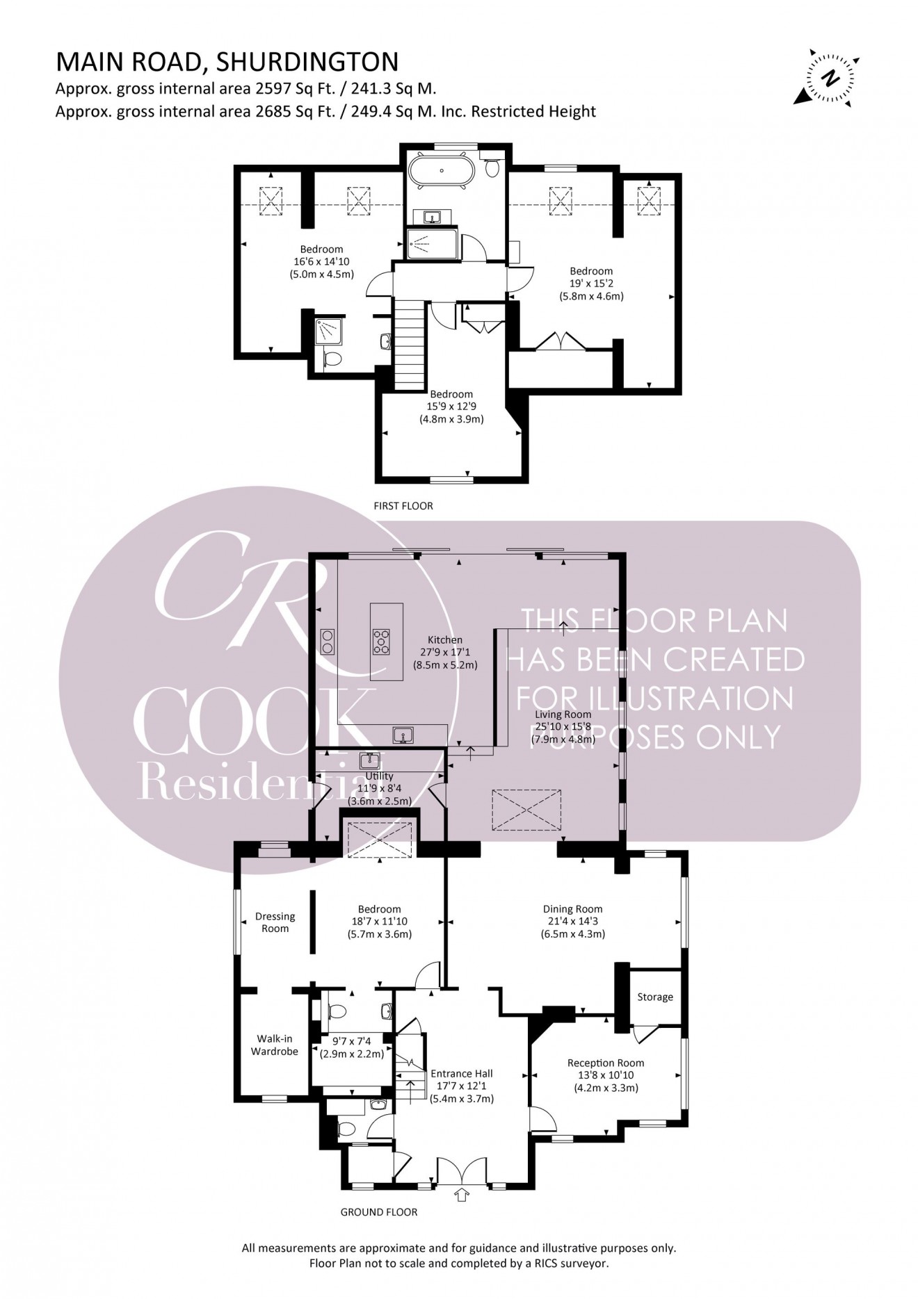 Floorplan for Main Road, Shurdington