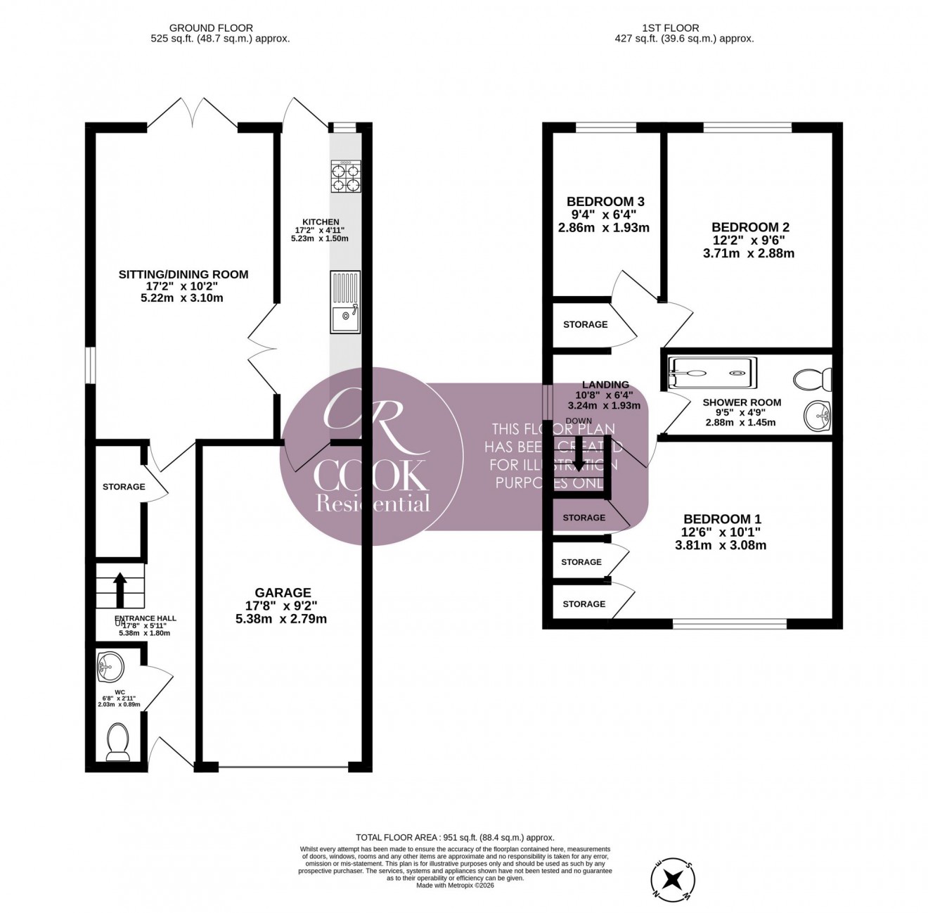 Floorplan for Atherstone Close, Springbank