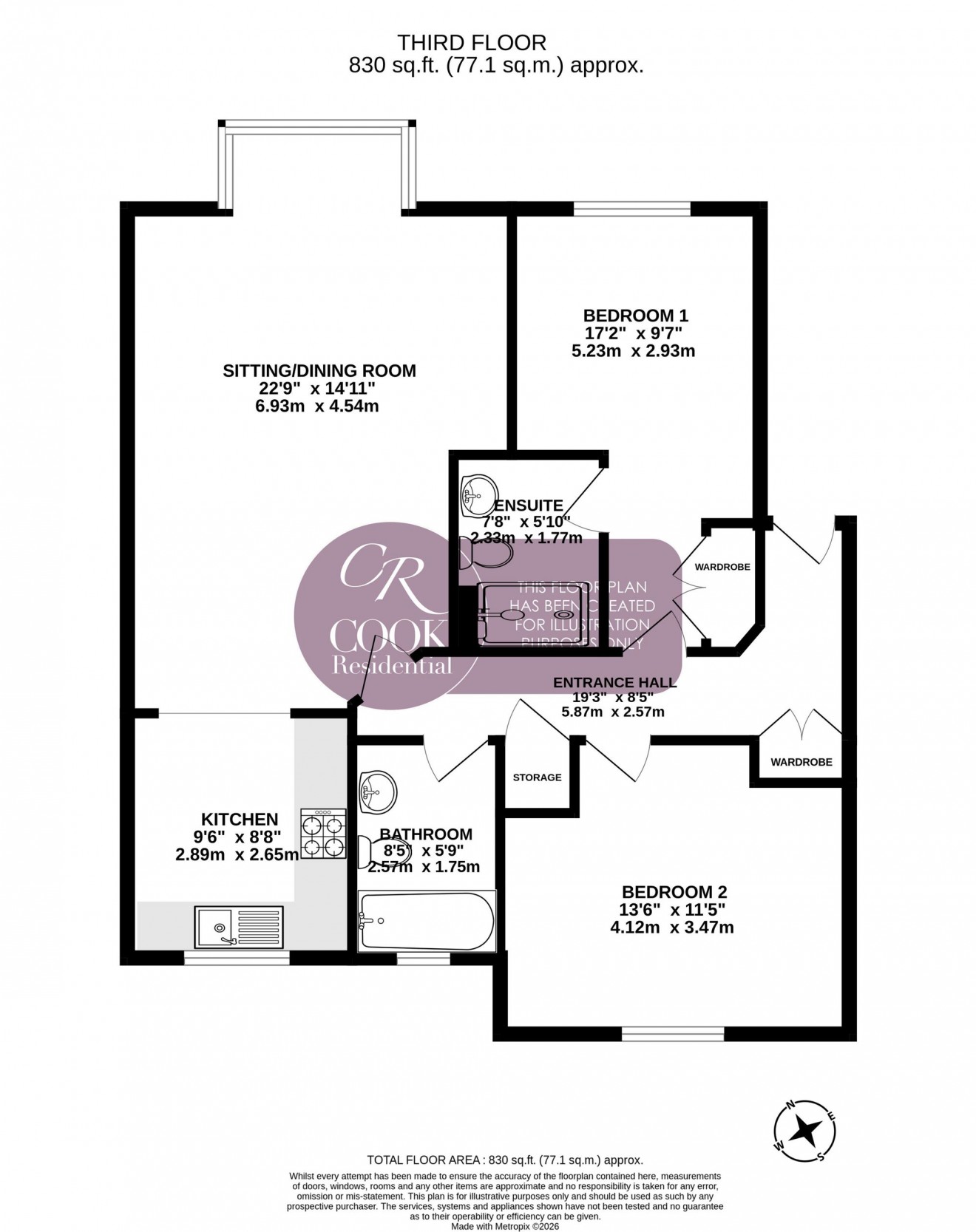 Floorplan for Imperial Gate, Cheltenham Town Centre