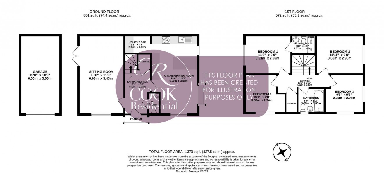 Floorplan for College Drive, Cheltenham