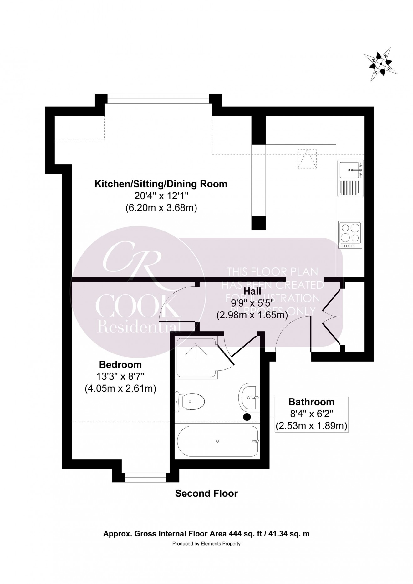 Floorplan for Vittoria Walk, Cheltenham Town Centre