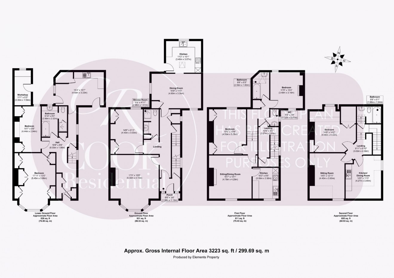 Floorplan for Old Bath Road, Cheltenham, GL53