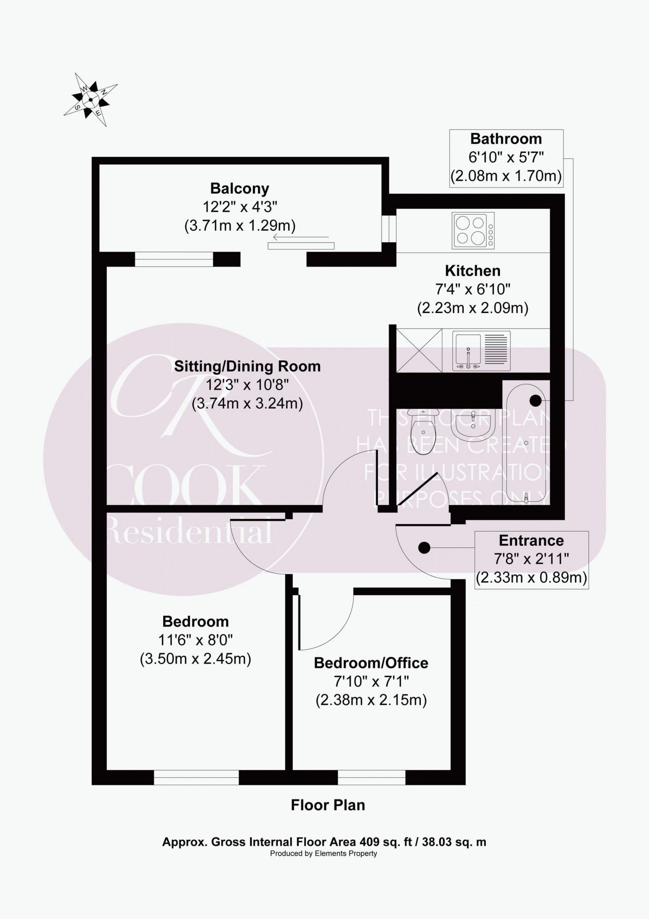 Floorplan for High Street, Cheltenham