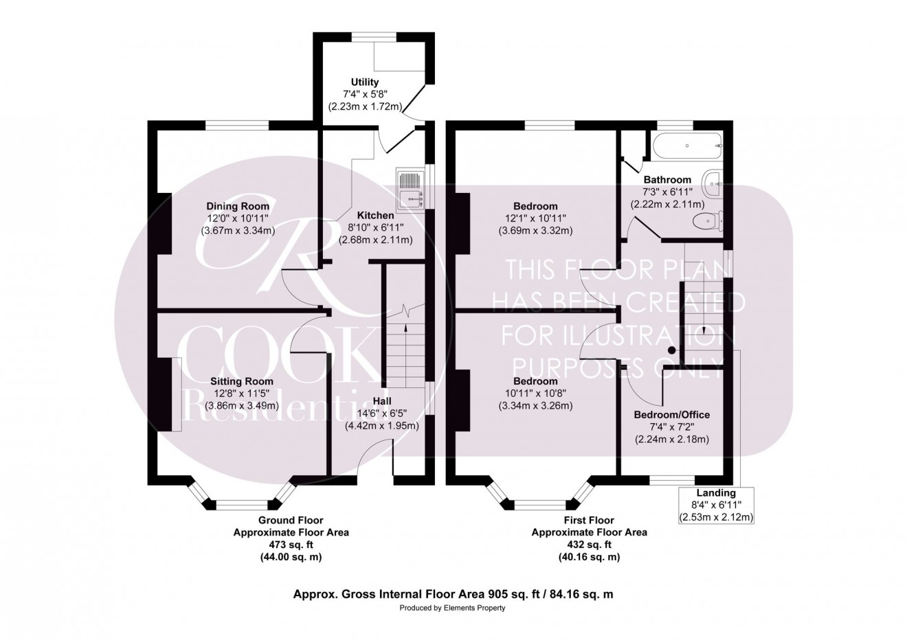 Floorplan for Gotherington Lane, Bishops Cleeve, GL52