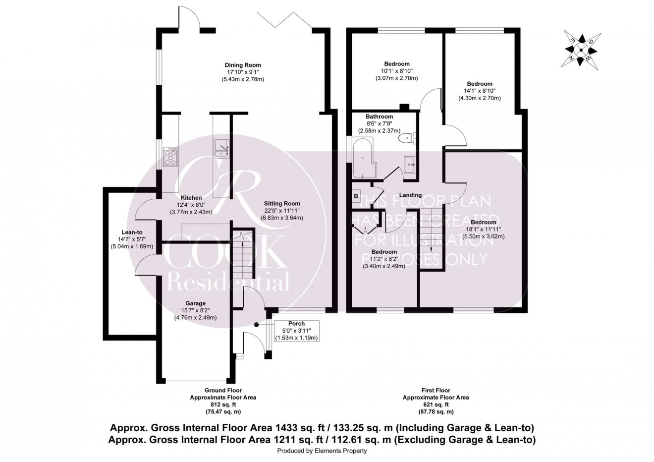 Floorplan for Miserden Road, Benhall