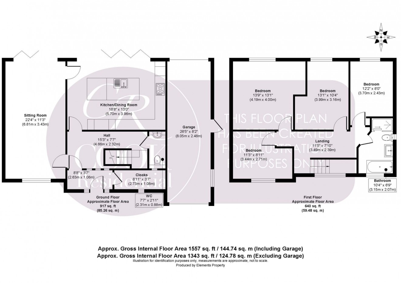 Floorplan for New Barn Lane, Prestbury