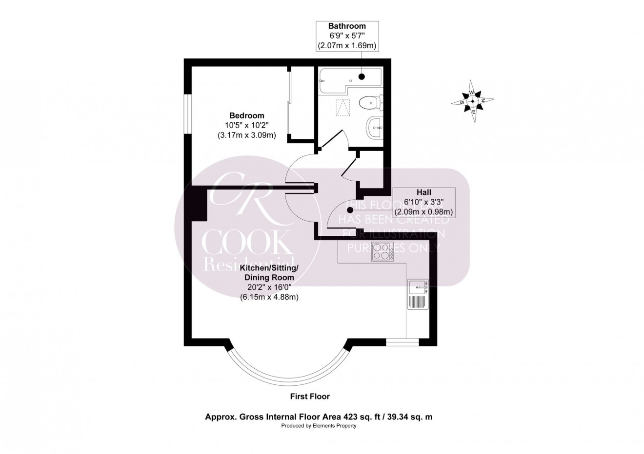 Floorplan for Pittville Crescent, Scoriton, GL52