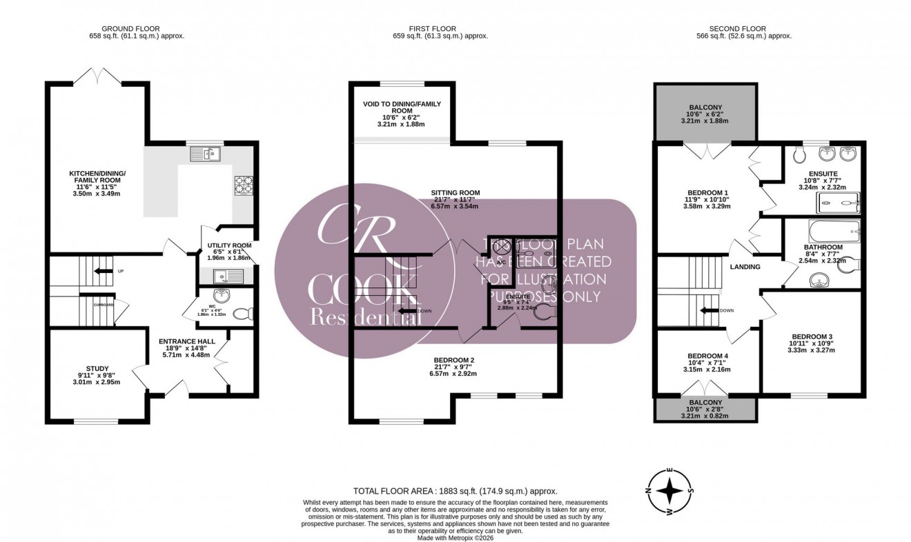Floorplan for Lexington Square, Cheltenham, GL52