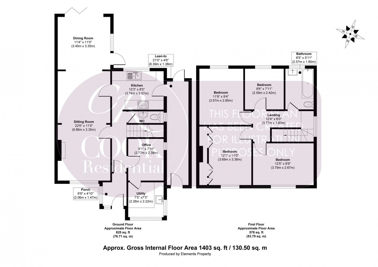 Floorplan for Miserden Road, Cheltenham, GL51