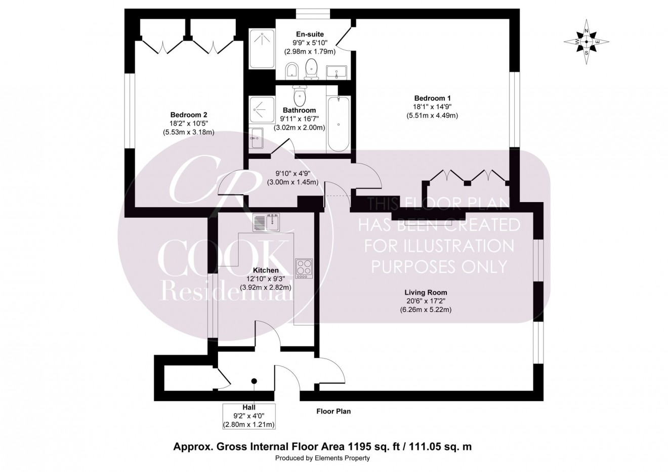 Floorplan for Cleevelands Drive, Cheltenham