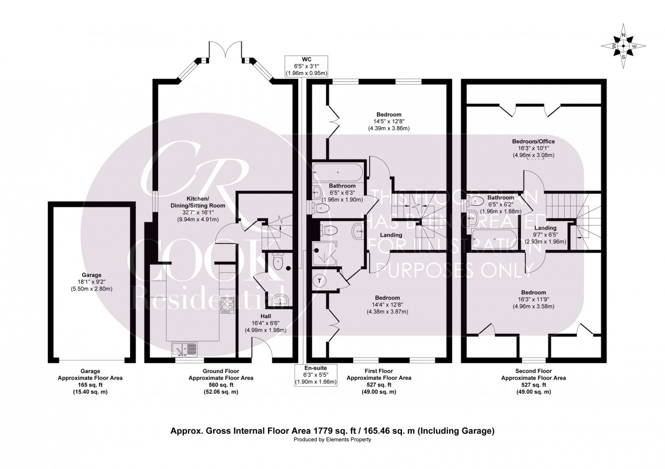 Floorplan for Cirencester Road, Charlton Kings, GL53