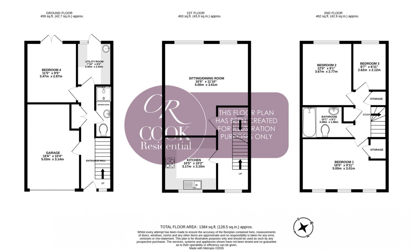 Floorplan for Keynshambury Road, Cheltenham