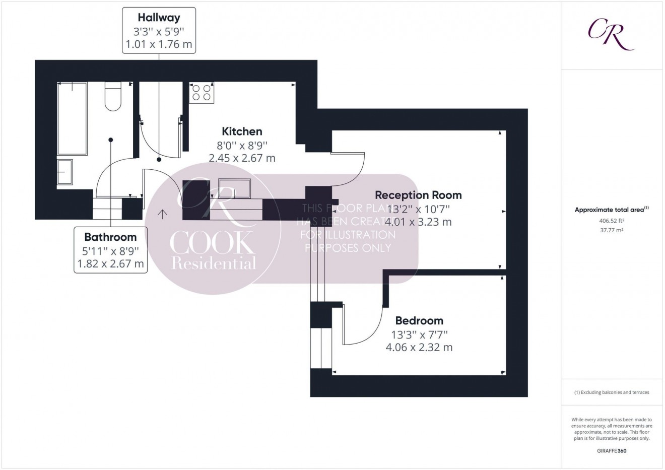 Floorplan for Lansdown Place, Cheltenham, GL50