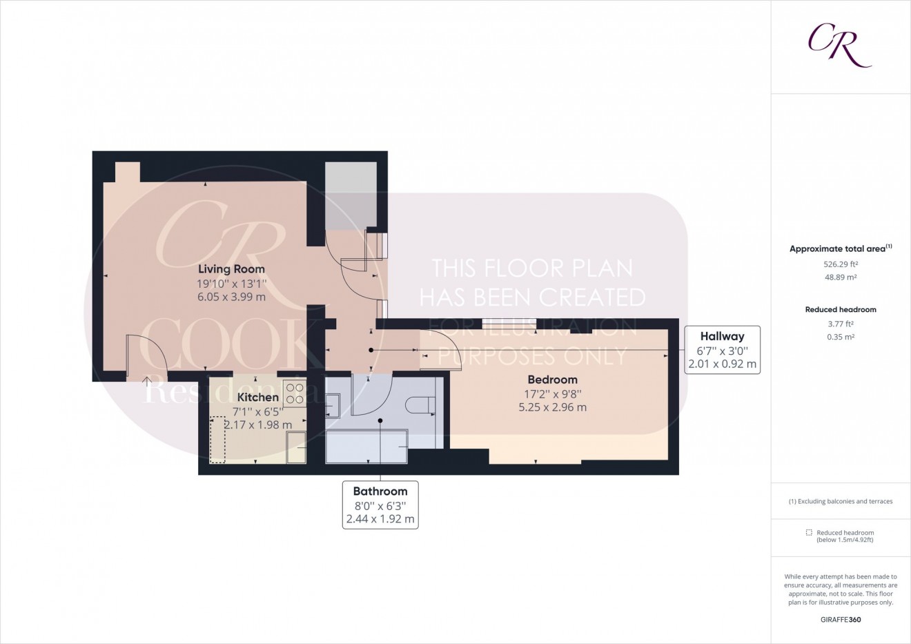Floorplan for Evesham Road, Pittville