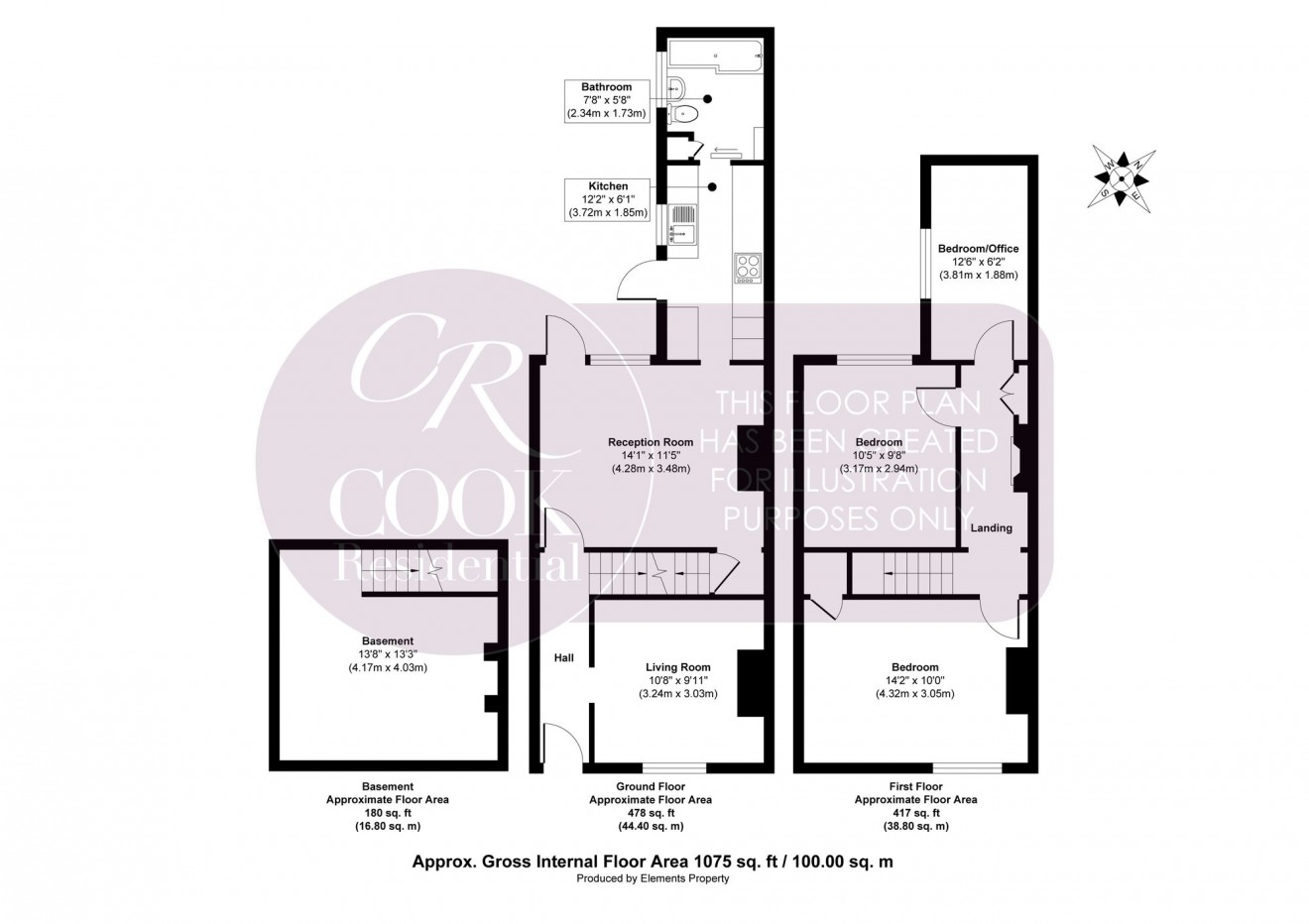 Floorplan for Townsend Street, Cheltenham, GL51