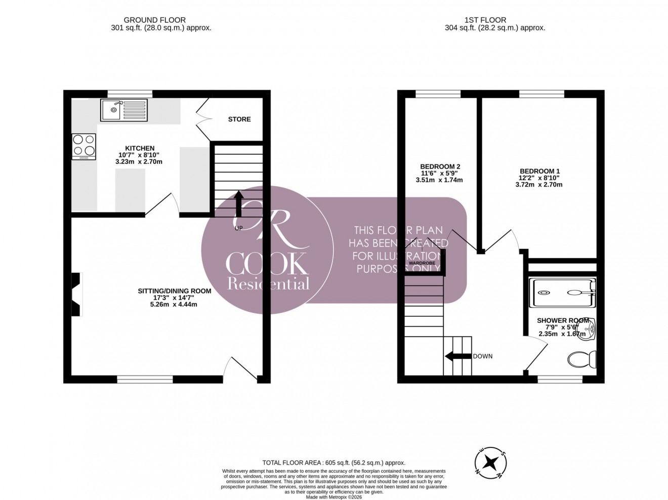 Floorplan for Park Place, Park Gate, GL50