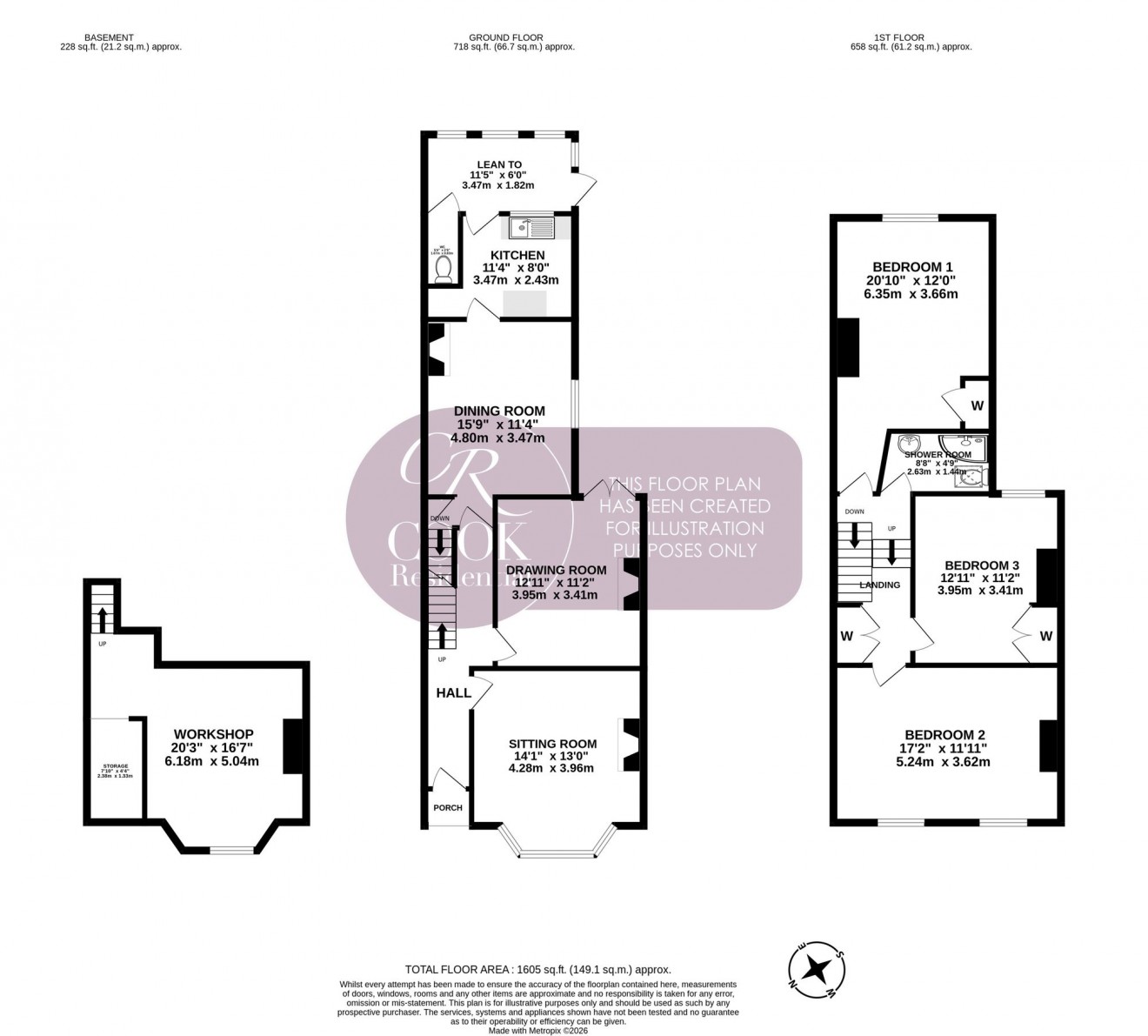 Floorplan for Monson Avenue, Cheltenham