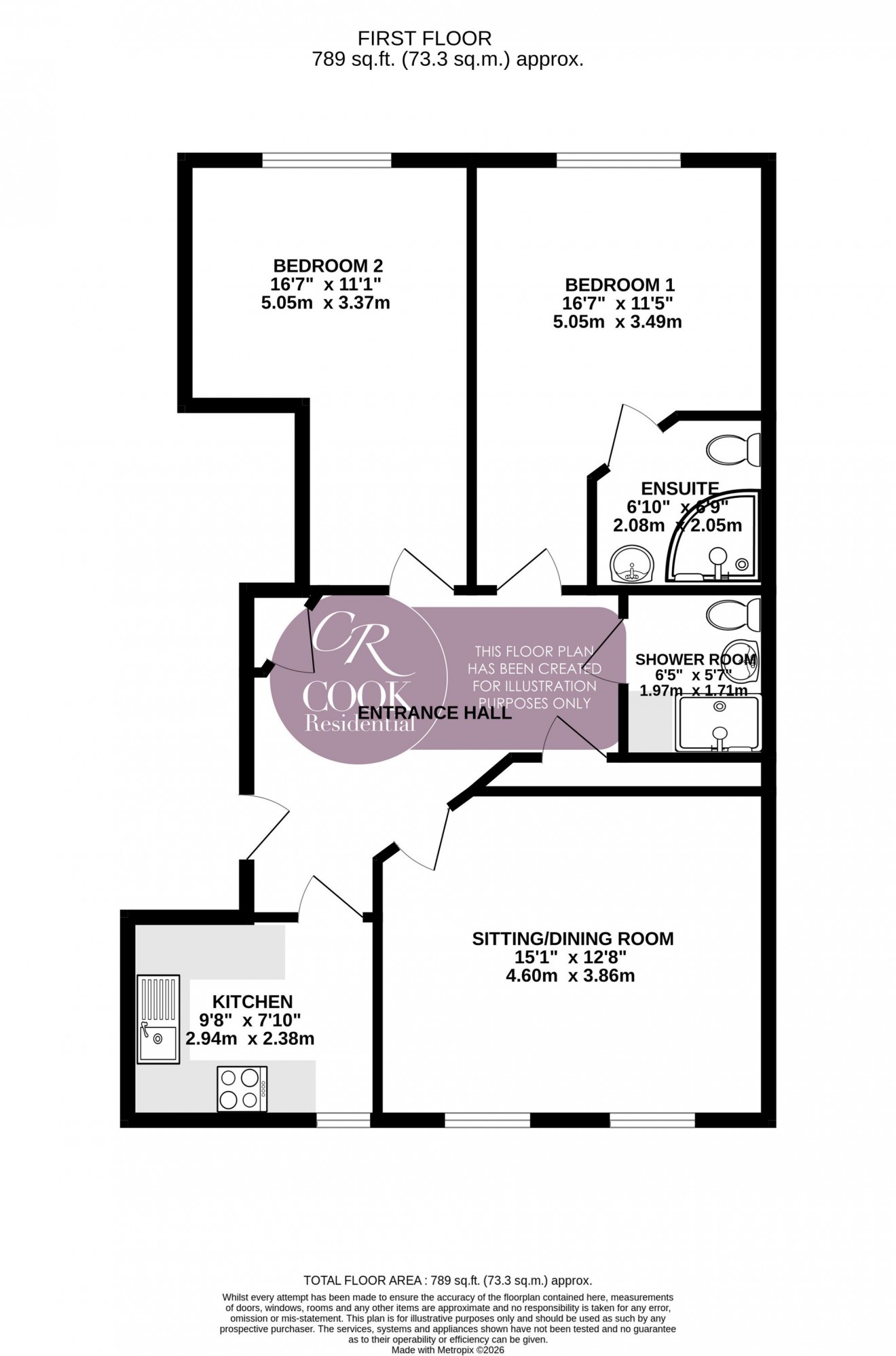 Floorplan for Ambrose Street, Cheltenham