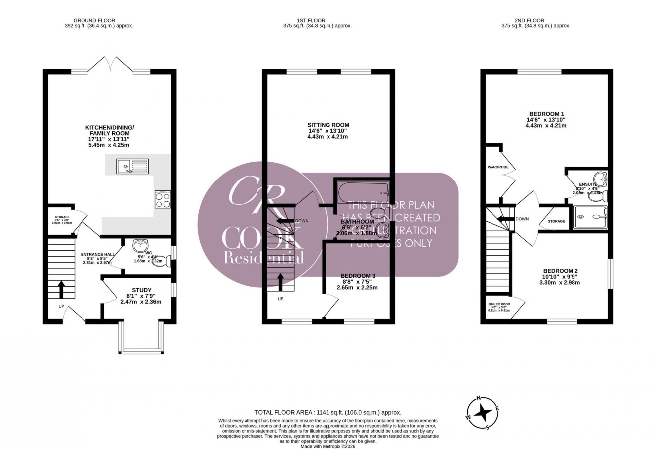 Floorplan for Broad Acre Road, Prestbury