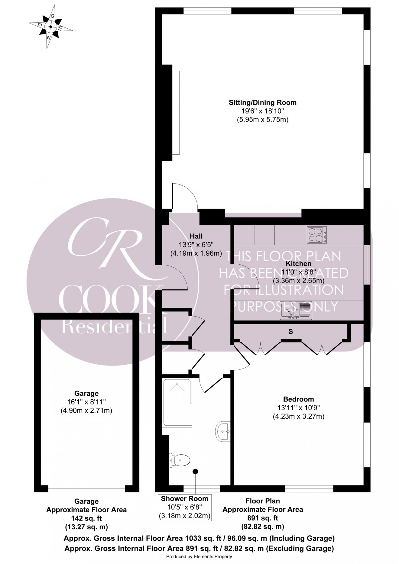 Floorplan for Hatherley Court Road, Cheltenham